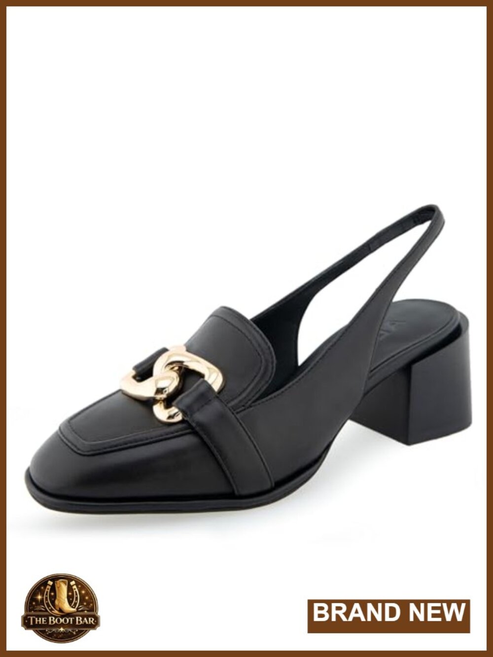 Aerosoles Women's Allure Block Heel Loafer Slingback Leather